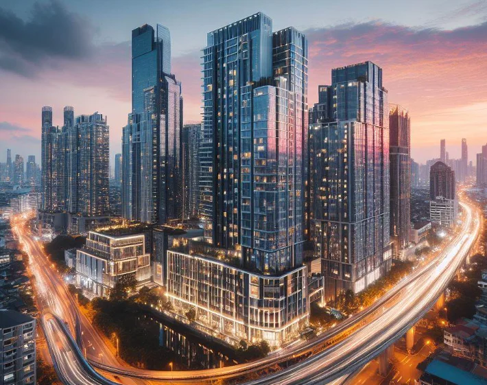 modern city modern city