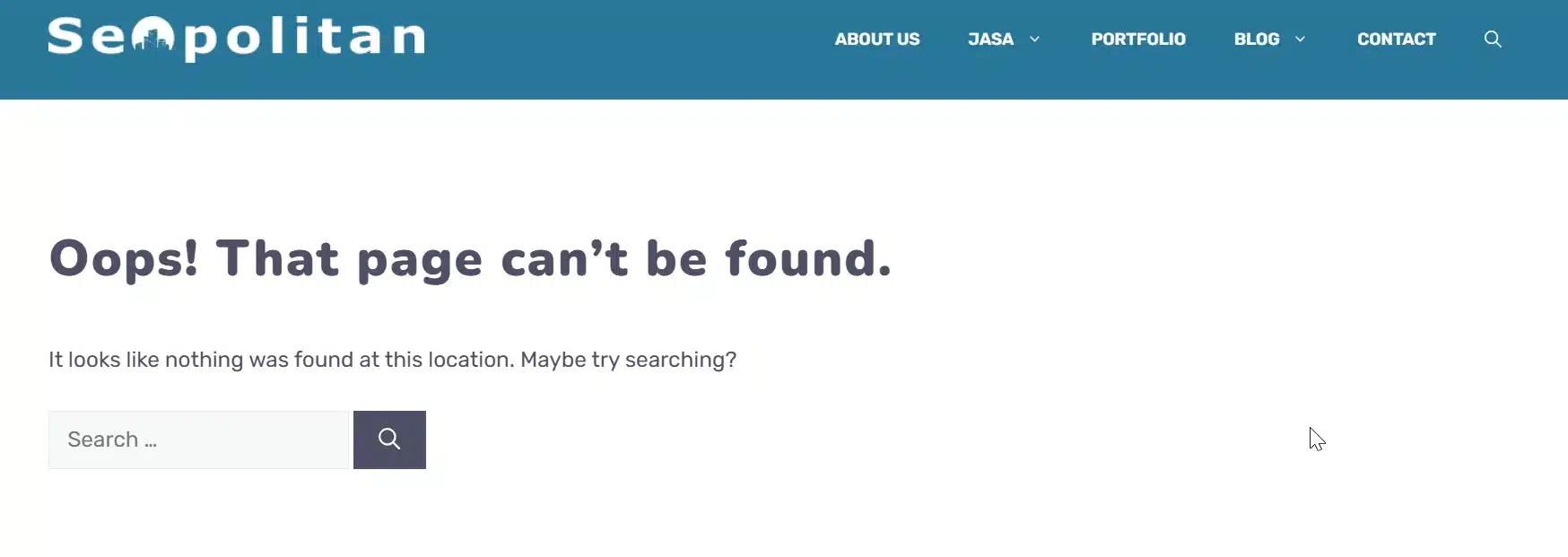 kode 404 error