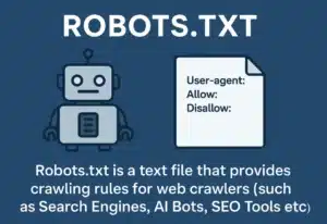 Robots.txt adalah sebuah file teks sederhana yang berfungsi memberikan instruksi kepada web crawler (seperti Googlebot, Bingbot, dan bot lainnya) tentang halaman atau direktori mana yang boleh dan tidak boleh diakses. Meskipun robots.txt dapat memengaruhi proses crawling, file ini tidak dapat sepenuhnya mencegah pengindeksan. Mesin pencari masih bisa mengindeks URL yang diblokir jika menemukan tautan ke halaman tersebut dari sumber lain. Sejarah Robots.txt Robots Exclusion Protocol (REP) pertama kali diperkenalkan oleh Martijn Koster pada tahun 1994 dan kini distandardisasi sebagai RFC 9309. REP menjadi standar de-facto dalam mengatur komunikasi antara webmaster dan crawler. Sintaks Dasar Robots.txt File robots.txt menggunakan format field:value. Beberapa elemen penting adalah: User-Agent → menentukan bot target (misalnya: Googlebot, Bingbot, atau *) Allow → menentukan URL path yang boleh di-crawl Disallow → menentukan URL path yang tidak boleh di-crawl Sitemap → menunjukkan lokasi sitemap XML website Crawl-Delay → menentukan jeda waktu antar crawl (tidak diikuti oleh Google) # → digunakan untuk menambahkan komentar Aturan Penting Robots.txt Beberapa hal yang wajib diperhatikan dalam pembuatan robots.txt: Harus berada di root domain → https://domain.com/robots.txt Nama file lowercase → robots.txt (bukan Robots.txt) Ukuran maksimal 500 KiB → konten lebih dari ini akan diabaikan Harus berupa file UTF-8 dengan MIME type text/plain Setiap host/subdomain butuh robots.txt sendiri Status code 200 OK wajib (4xx dianggap semua diizinkan, 5xx dianggap semua diblokir) User-Agent tidak case-sensitive Aturan Allow/Disallow bersifat case-sensitive Gunakan path relatif (misalnya /seo/), kecuali untuk Sitemap yang harus berupa absolute URL Hanya karakter wildcard * dan $ yang valid (regex tidak didukung) Best Practices Robots.txt Agar robots.txt bekerja optimal, berikut beberapa praktik terbaik: Pastikan status code 200 OK Tambahkan komentar deskriptif di awal file Jangan memblokir file penting seperti JavaScript dan CSS Hindari mencantumkan folder atau URL yang terlalu sensitif Selalu sertakan sitemap untuk mempermudah bot dalam menemukan halaman Gabungkan aturan bila memungkinkan agar file tetap ringkas Validasi robots.txt sebelum dipublikasikan Tools untuk Mengecek Robots.txt Beberapa tool online yang bisa digunakan untuk memvalidasi robots.txt: Tame the Bots Robots.txt Checker Real Robots.txt Validator Kesimpulan Robots.txt merupakan salah satu elemen penting dalam technical SEO yang sering diabaikan. Dengan mengonfigurasi robots.txt dengan benar, Anda dapat: Mengontrol proses crawling mesin pencari Menghemat crawl budget Mencegah akses ke halaman yang tidak relevan Namun, ingatlah bahwa robots.txt bukan alat untuk menghapus halaman dari indeks. Jika ingin benar-benar menghindari pengindeksan, gunakan meta robots noindex atau HTTP header x-robots-tag.