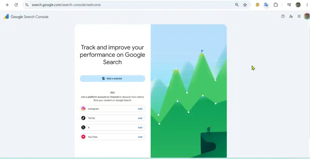 platform search console