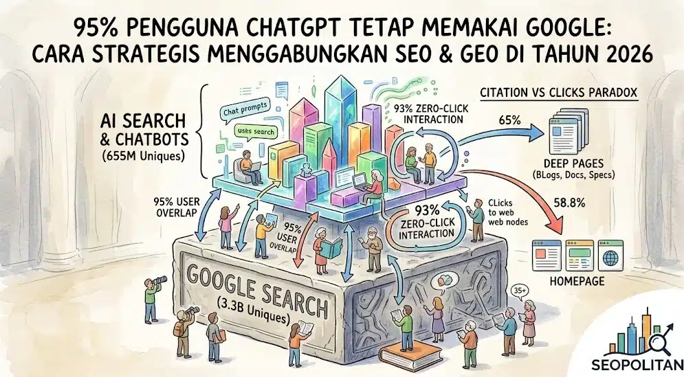 Cara Strategis Menggabungkan SEO & GEO di Tahun 2026