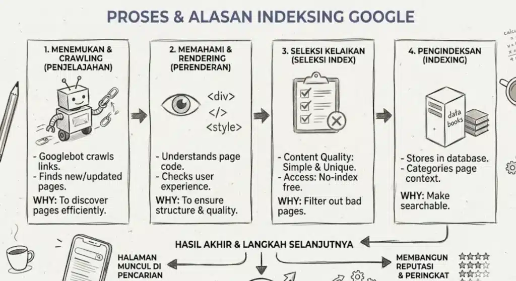 proses dan alasan indexing google