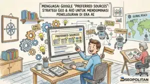 Menguasai Google Preferred Sources dalam Strategi GEO & AIO untuk Mendominasi Penelusuran di Era AI