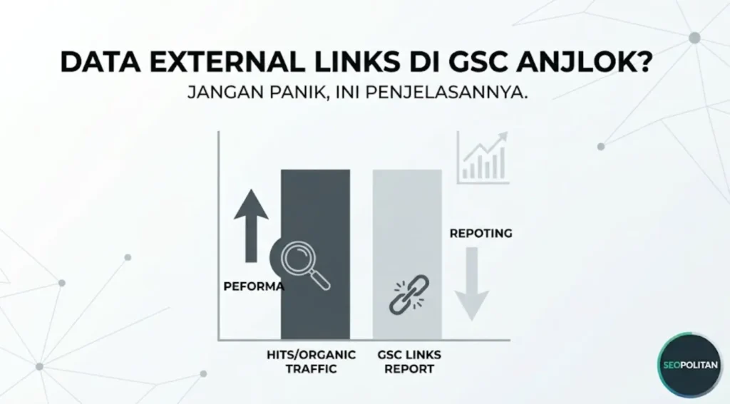 Data External Links di Google Search Console Anjlok